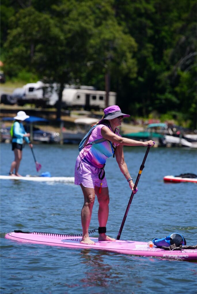 pink paddler